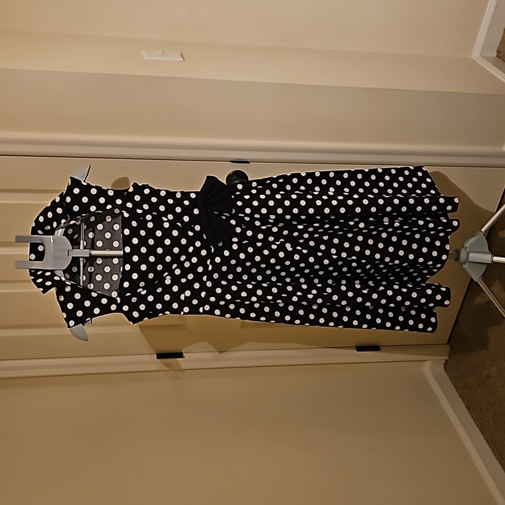 Chic Star Retro Polka Dot Dress